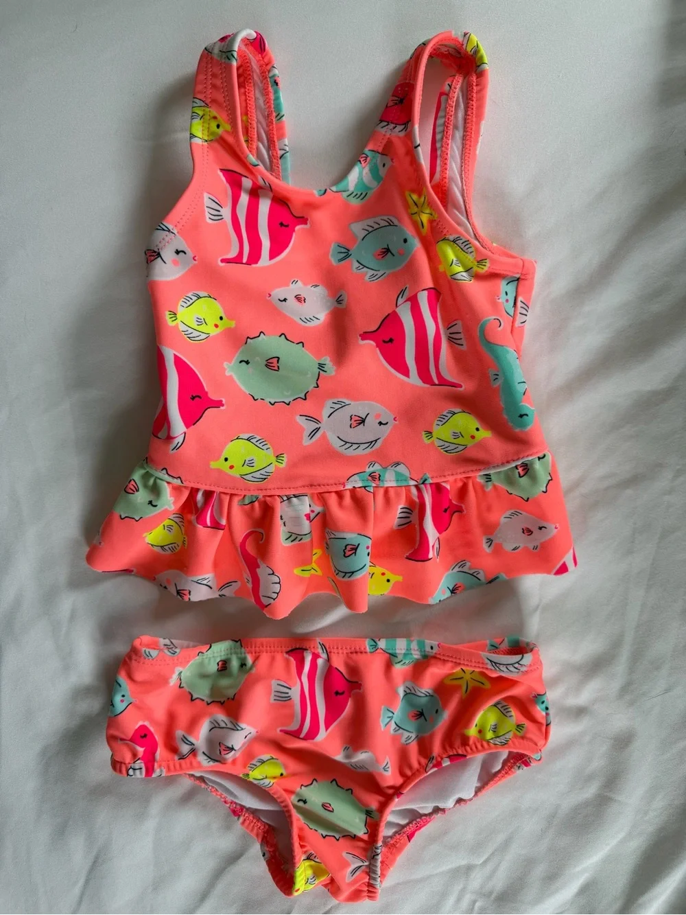 Carter's Baby Girl Sea Life swim bundle size 12m